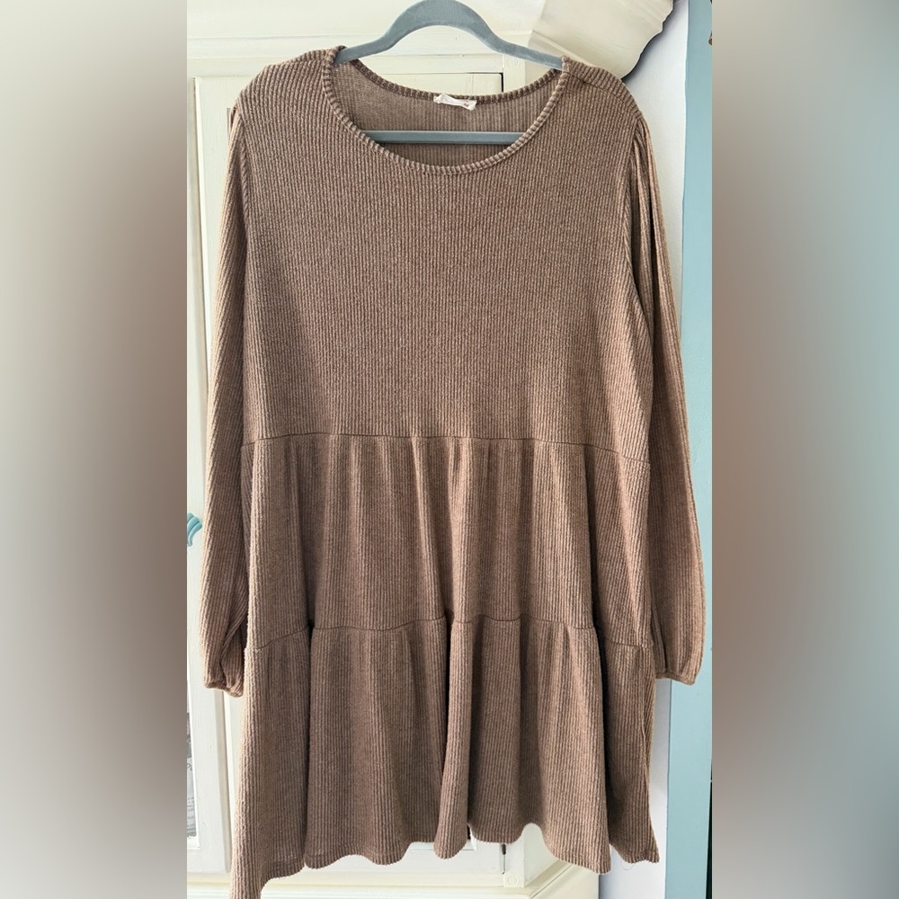 Boutique Ribbed Dress